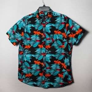 21Men Tropical Print Shirt